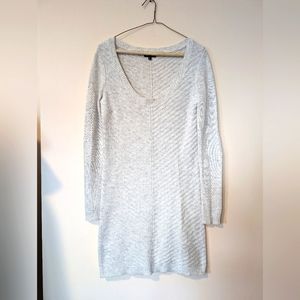Guess, vintage sweater dress, viscose, angora blend, size small, ripped texture.